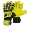 MACRON brankárske rukavice LEOPARD neon žltá čierna