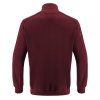 MACRON mikina se zipem ACHILLES bordó
