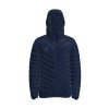 ERIMA pánska zimná bunda Puffer s kapucňou tmavá modrá