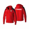 Mikina tréningová EVO STAR s kapucňou FK Budmerice červená