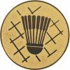 Emblém D2 veľký - Bedminton (Farba zlatá)