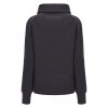 MACRON dámska mikina Saima s vysokým golierom – čierna
