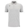 MACRON slim fit piké polo tričko Chalki sivá