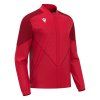 116818 2 macron mikina morpheus na zips cervena tmavocervena