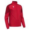 116971 macron mikina poseidon na zips cervena