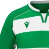 MACRON rugby dres Alabaster – zelené/biele