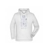 O2 ŠAMT Mikina Piktogram biela