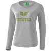 ERIMA dámska mikina ESSENTIAL bledá sivá zelená