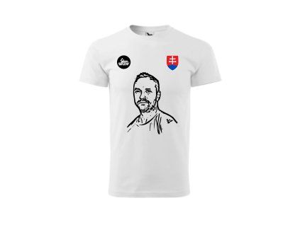 SZH Tričko TEO biela s číslom