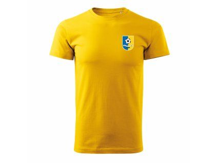 Tričko žltá malé logo predná