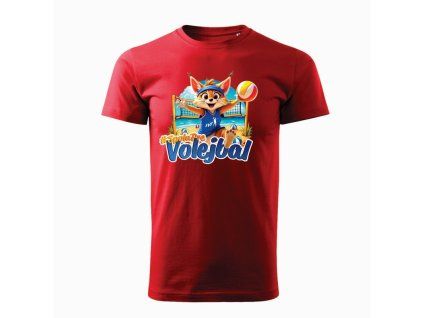 SVF detské červené tričko A