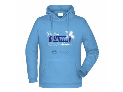 O2 ŠAMT Mikina Graffiti bledomodrá