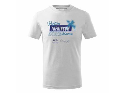 O2 ŠAMT Tričko Graffiti biela