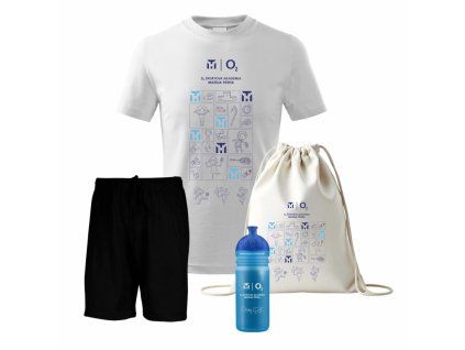 O2 ŠAMT Športový set Piktogram biela
