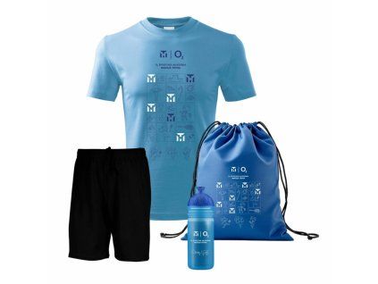 O2 ŠAMT Športový set Piktogram bledomodrá