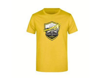 tričko B žltá predná