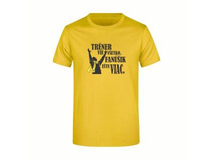 tričko C žltá