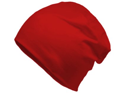 Bavlnená tréningová čiapka- červená