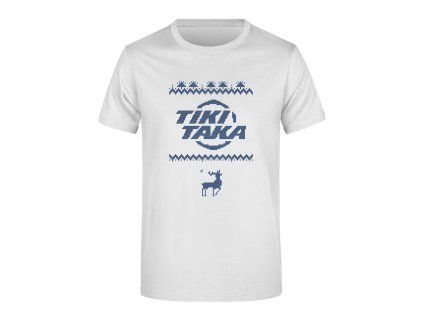 Triko VÁNOČNÍ SOB Tiki Taka bílá (Veľkosť XL)