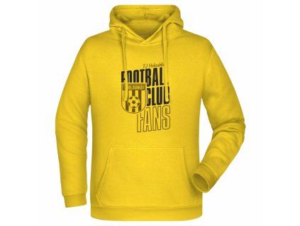 mikina v3 žltá predok