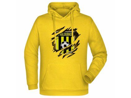 mikina v4 žltá predok