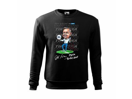 svěcený mikina čierna