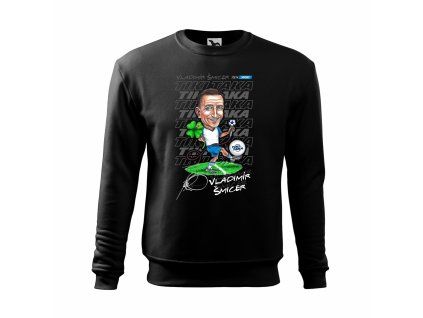 šmicer mikina čierna