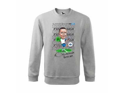 šmicer mikina šedá