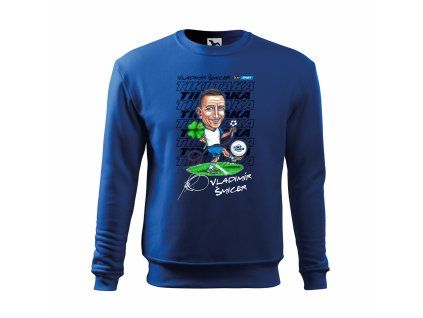 šmicer mikina modrá