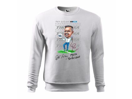 svěcený mikina biela