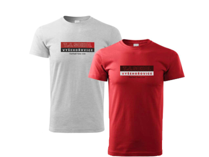 triko šedá + červená C