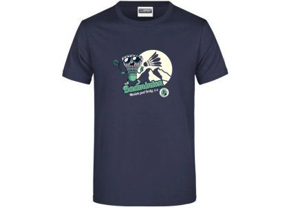 panské triko modré