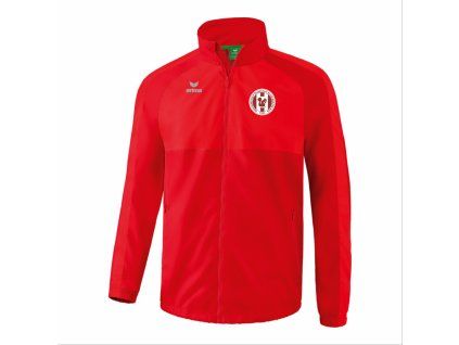 NŠK šuštiaková bunda TEAM s potlačou červená