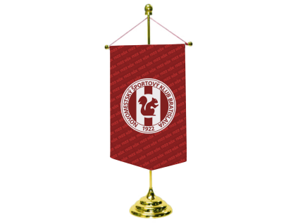 NŠK vlajka so stojanom