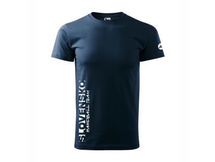 SZH Pánske tričko BASIC polnočná modrá