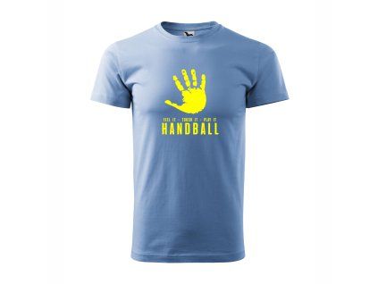 SZH Pánske tričko BASIC nebeská modrá