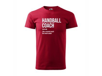 SZH Pánske tričko BASIC marlboro červená