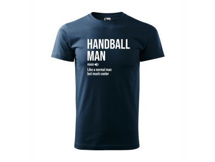 SZH Pánske tričko BASIC polnočná modrá