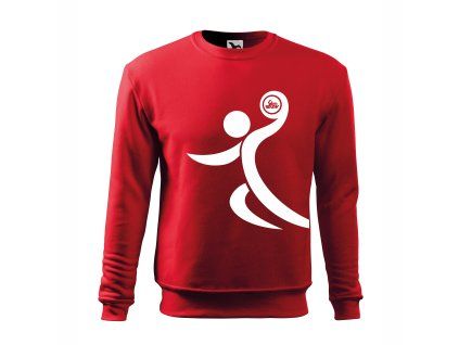 SZH Detská mikina ESSENTIAL červená