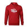 mikina panska cervena FRONT bile logo orig