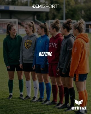 PRED A PO👀 pozri si ten rozdiel, ktorý dokáže spraviť moderný teamwear od značky Erima. Od dresov až po doplnky - funkčný...