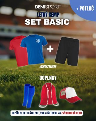 Náš SET basic🔥 DEMIŠPORT ťa aj tento rok pripraví na letný kemp kompletnou výbavou oblečenia a doplnkov😎 Na výber máš...