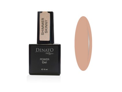 POWER Gel Shimmer Skinny stavební UV LED gel béžový