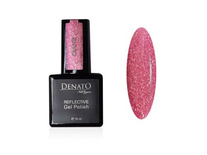 51010 REFLECTIVE uv led gel polish DIANE glitrový růžový