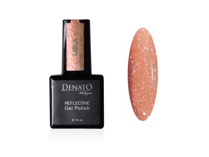 51011 REFLECTIVE uv led gel polish LEILA oranžový