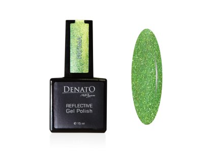 51043 REFLECTIVE uv led gel polish FATIMA glitrový zelený