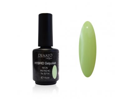 5714 Hybrid Gelpolish pistachio zelený uv led gel, 15 ml
