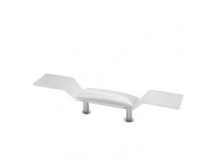Opěrka pro ruce Standart s policemi bílá perleť / Hand rest, With shelves, Pearlescent white