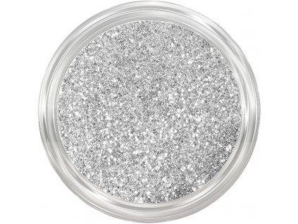 Silver White Glitter 1,5 mm