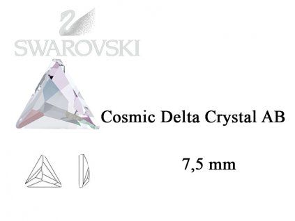 Cosmic Delta Crystal AB 3 ks / 3 pcs